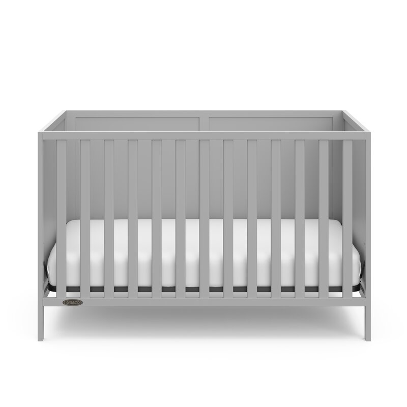 Graco Theo 3 in 1 Convertible Crib Pebble Grey